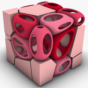 Smooth Voronoi Cube Cells 03