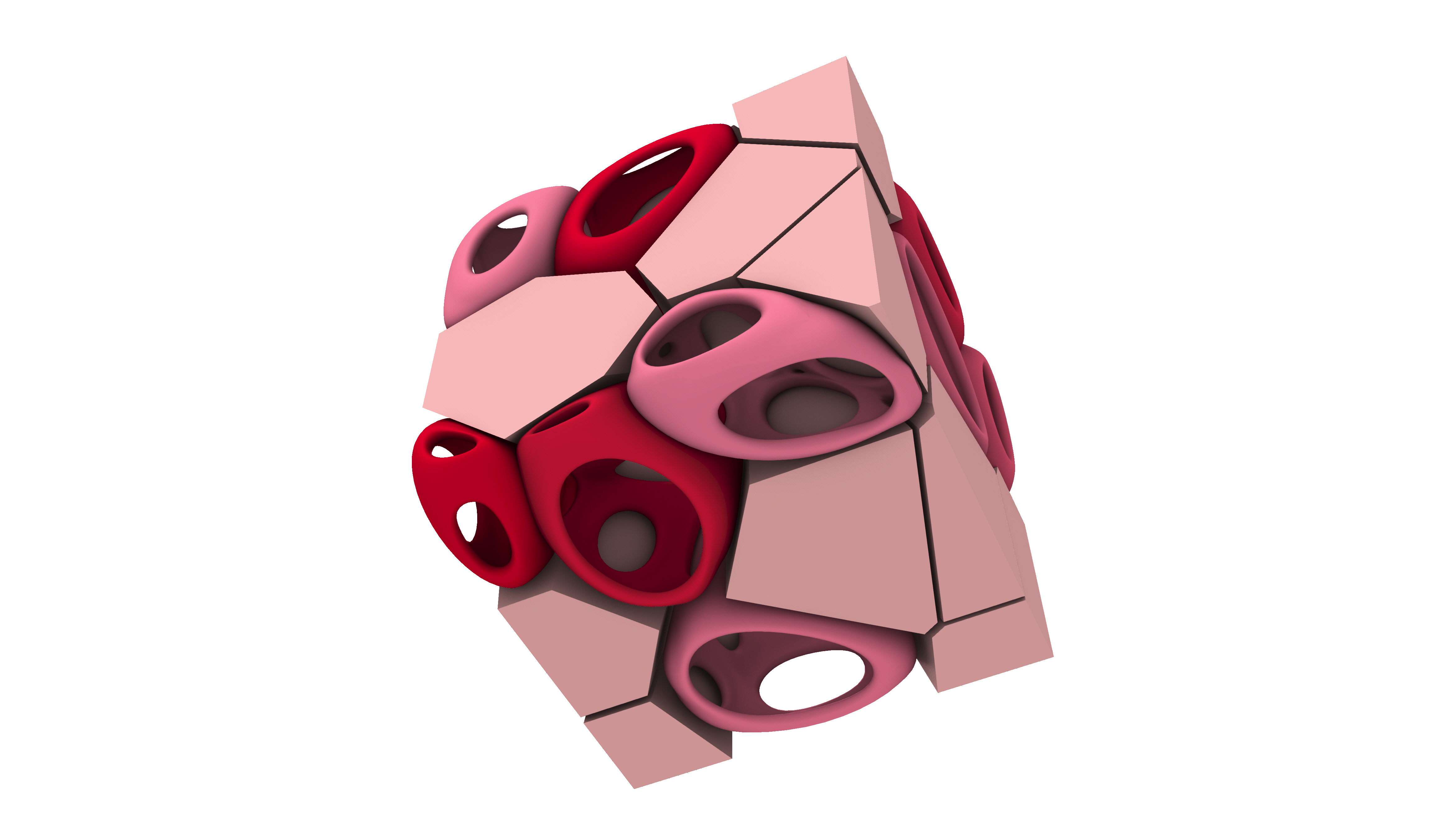 3D Smooth Voronoi Cube Cells 03 - TurboSquid 1822340
