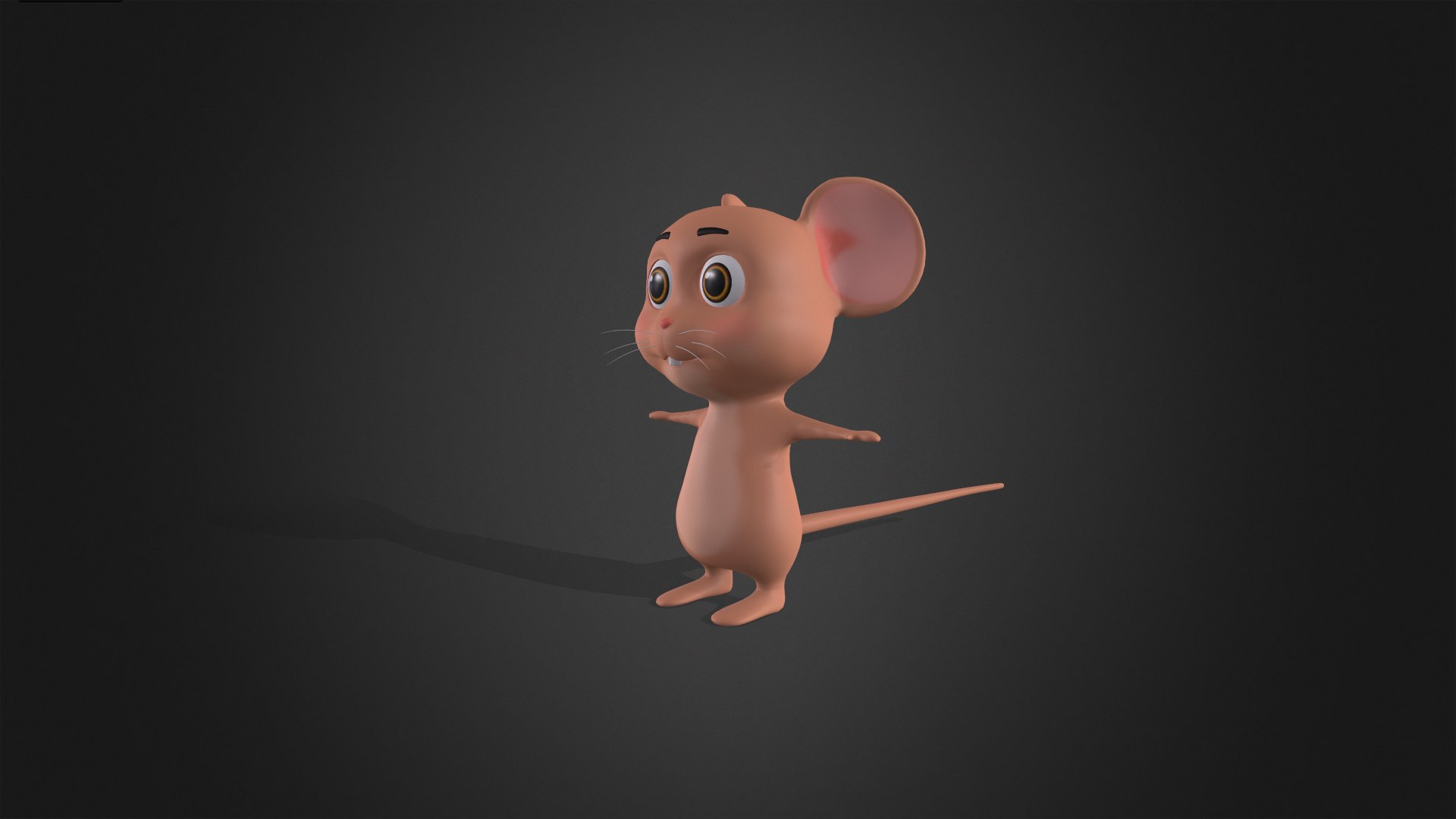 Asset - Cartoons - Animal - Little Mouse Rigged 3D Model - TurboSquid ...