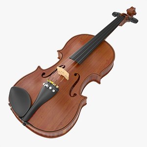 Classic Adult Violin 3D model