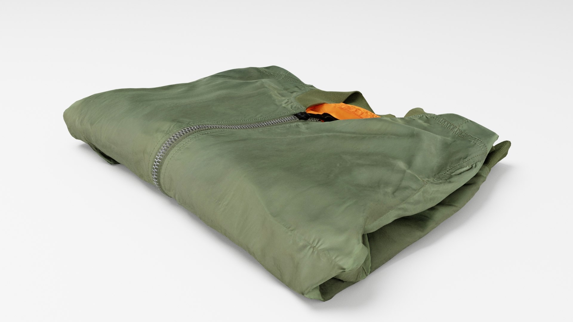 3D Green bomber jacket casual generic folded urban military model https://p.turbosquid.com/ts-thumb/BE/ynYK1e/vj/blenderdarkbread0001/jpg/1724072522/1920x1080/fit_q87/a7b98648d8c578dbe82ac785ecf2939997a8562d/blenderdarkbread0001.jpg