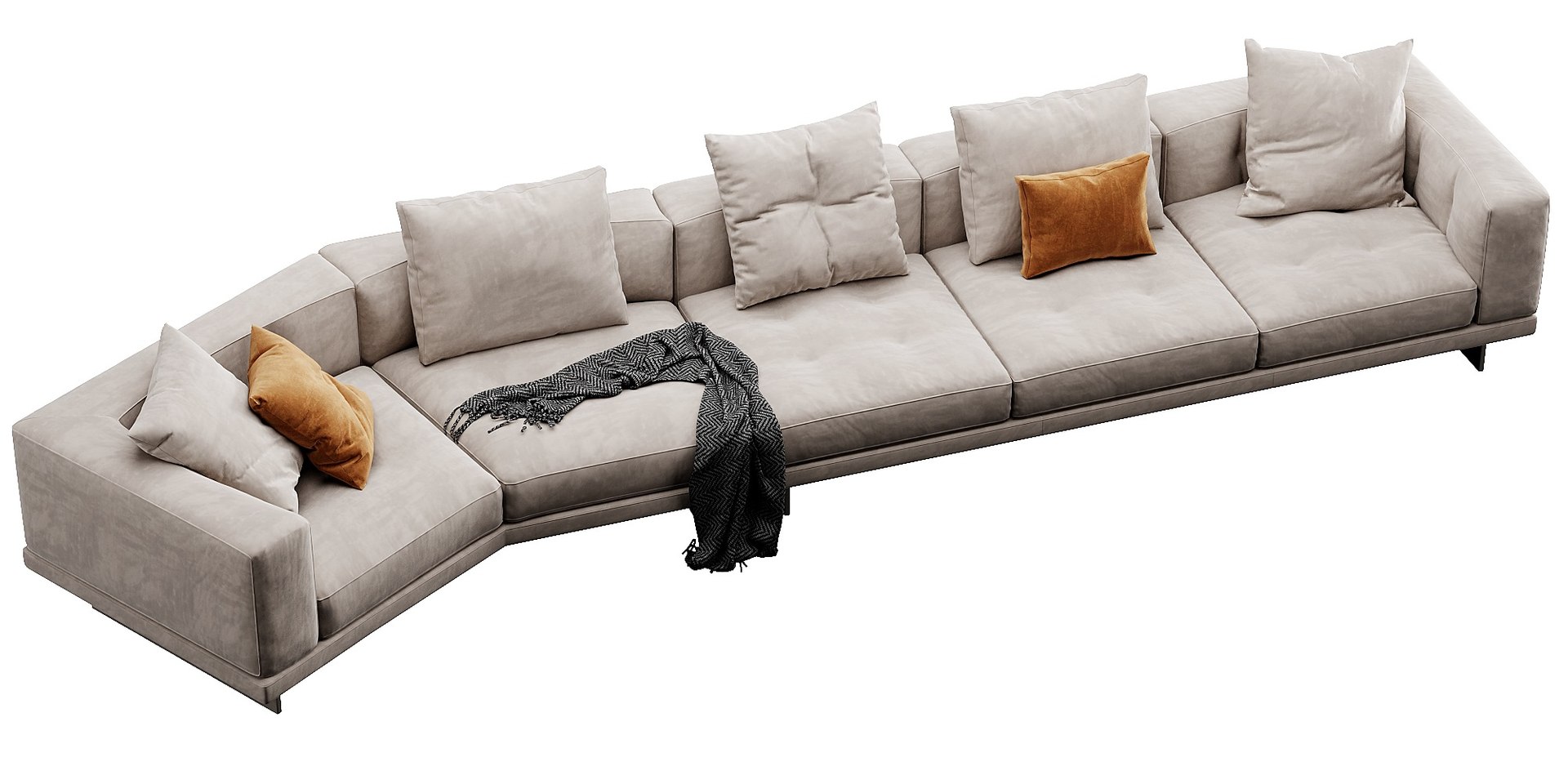 Minotti Dylan Set 01 3D model - TurboSquid 2171572