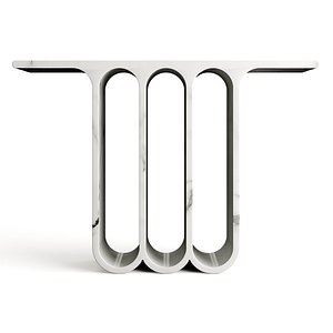 Arches3 Marble Console Table by Perve Langlais