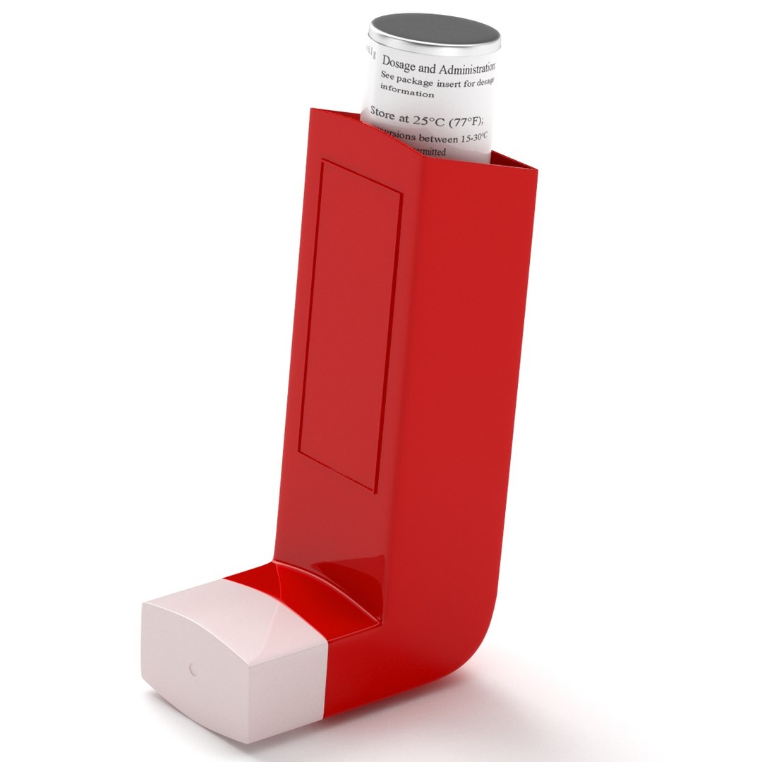 3D Asthma Inhaler 02 - TurboSquid 2223916