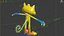 vinicius olympic games mascot 3d model