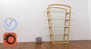 3d bookcase 60 s