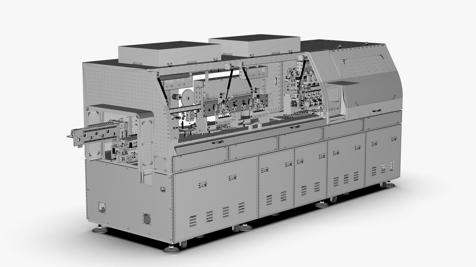 Semi Automatic Multi Station FOG Line For LCD Pannel Model - TurboSquid ...