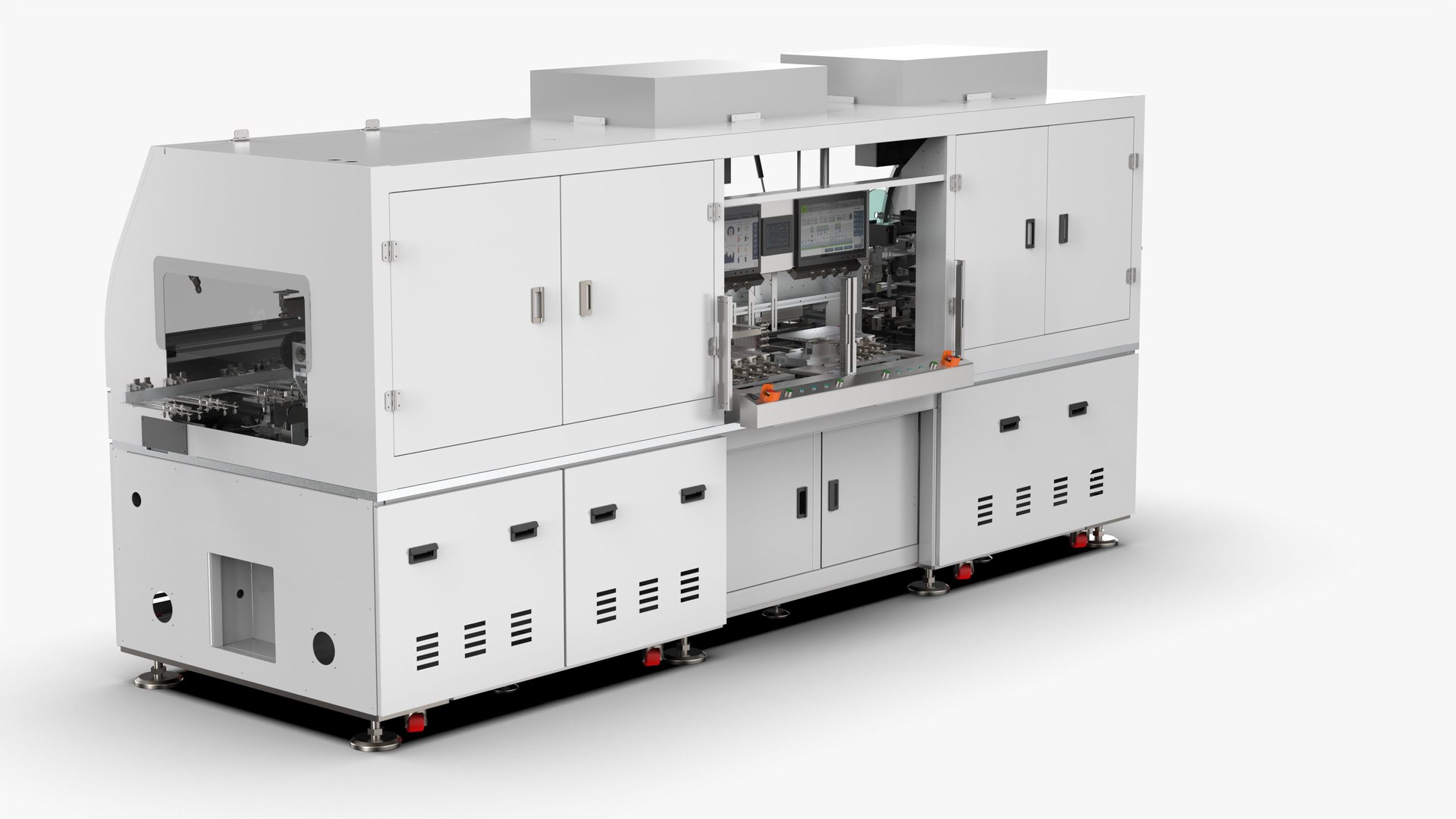 Semi Automatic Multi Station FOG Line For LCD Pannel Model - TurboSquid ...