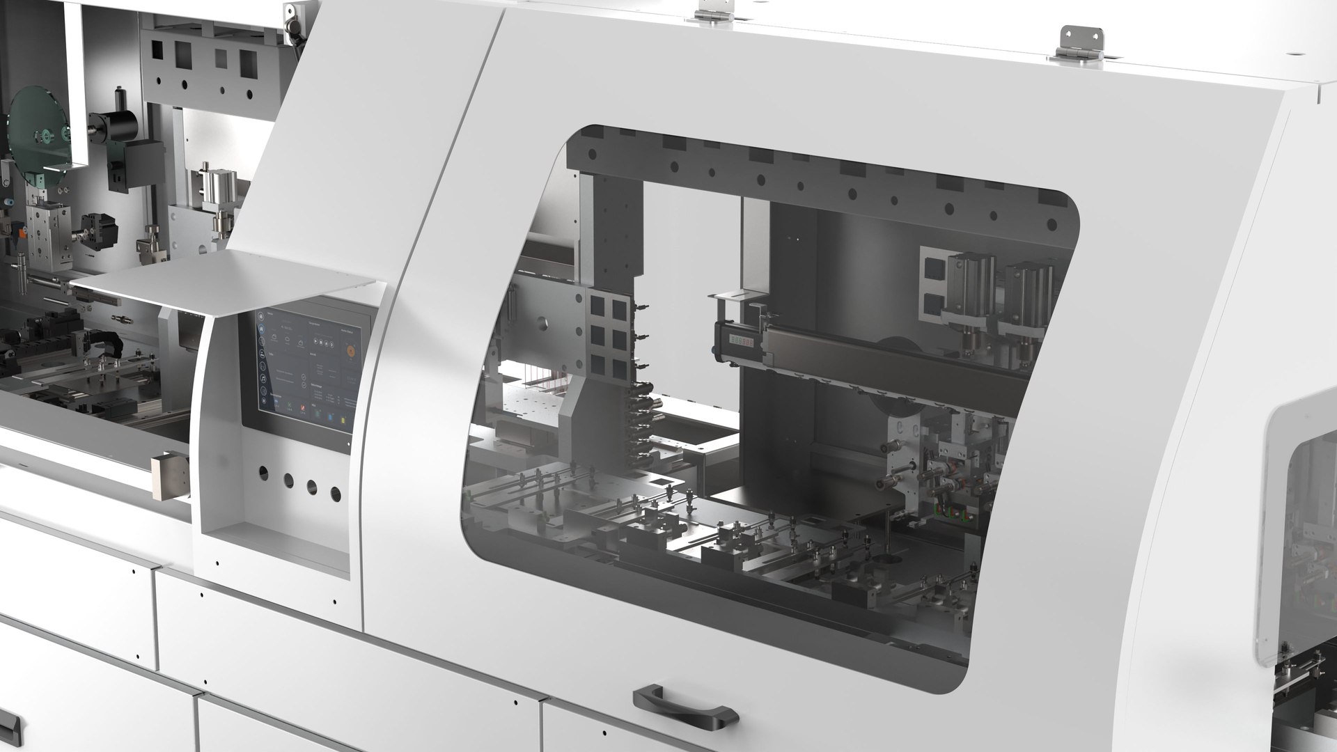 Semi Automatic Multi Station FOG Line For LCD Pannel Model - TurboSquid ...