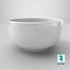 3D model White Ceramic Bowl