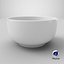 3D model White Ceramic Bowl