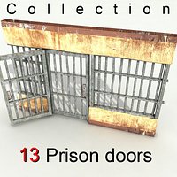 Prison doors textured collection