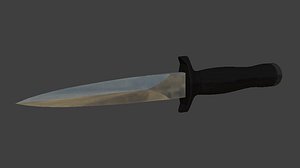 3D boot knife model