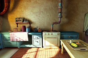 cartoon Tree House Interior