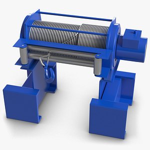 3d model car winch