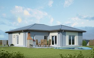 family house 3d max