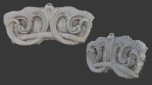Decorative Plaster Ornaments Scan 3D model