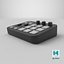 Maono G1 Neo Gaming Audio Mixer Subdivision Ready PBR 3D Model