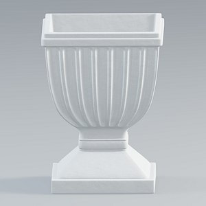 3D urn marble concrete