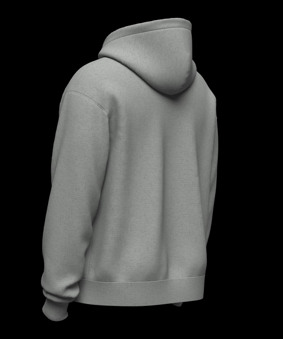 3D Mens Oversized Hoodie - TurboSquid 1879615