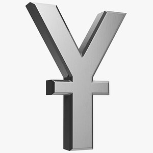 chinese yuan currency symbol 3D