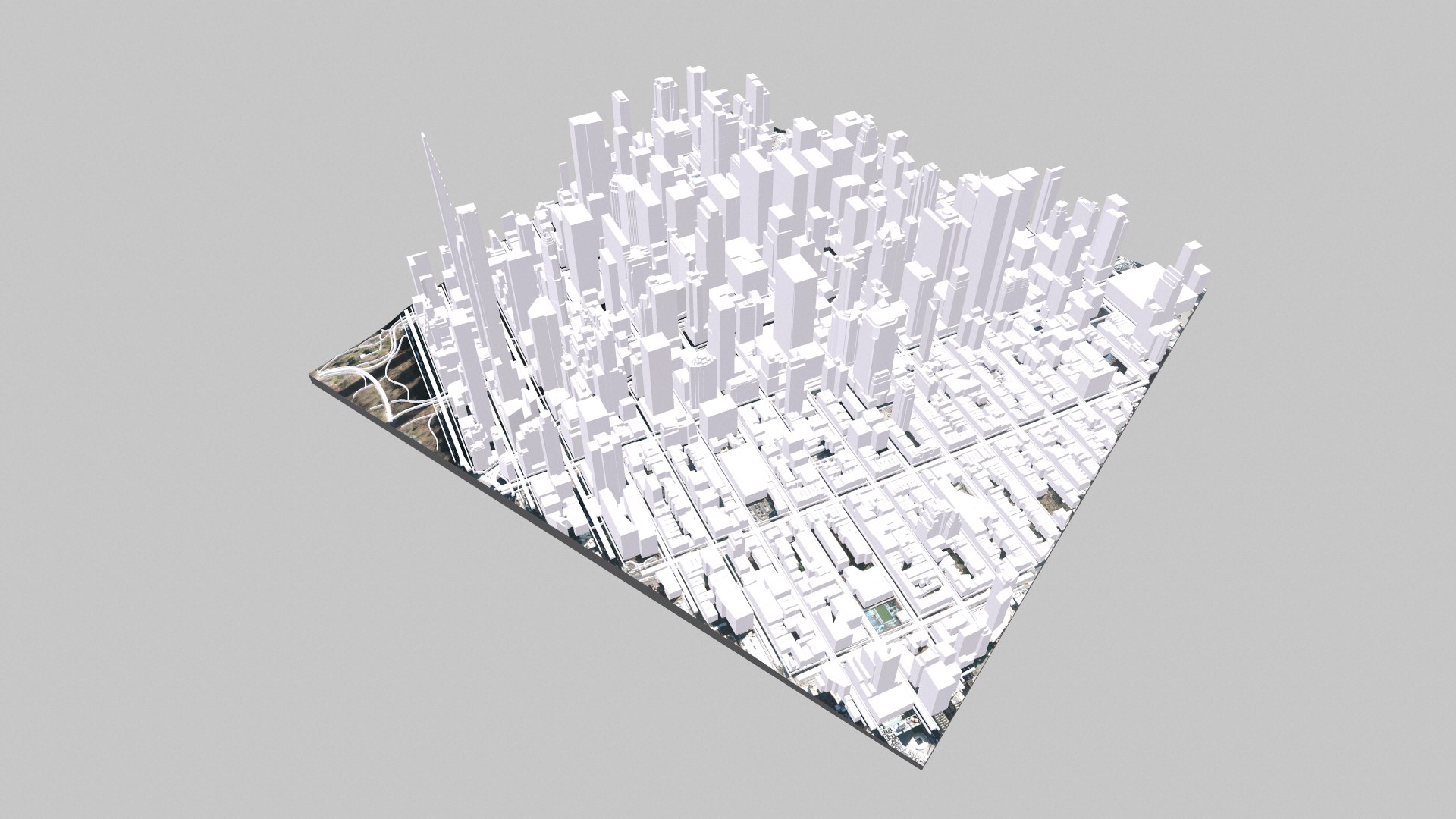 Cityscape New York USA Fragment City 3D - TurboSquid 2275533