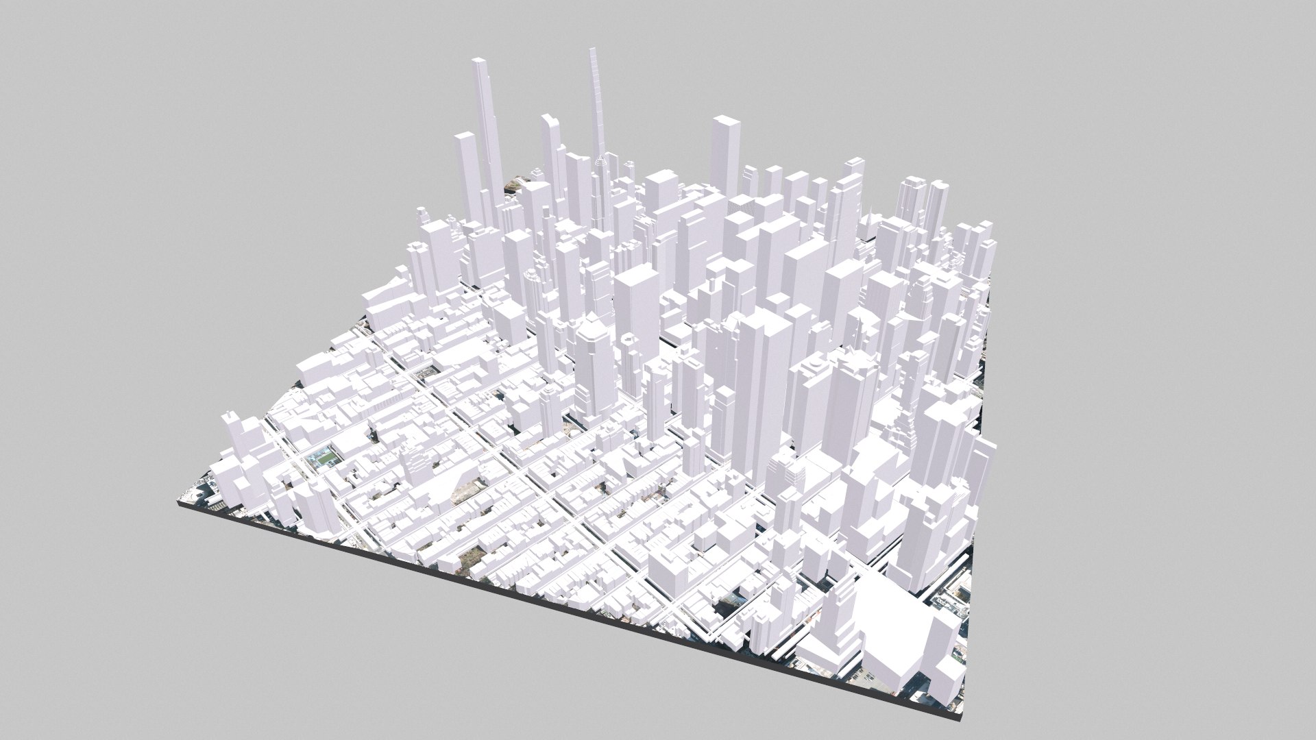 Cityscape New York USA Fragment City 3D - TurboSquid 2275533