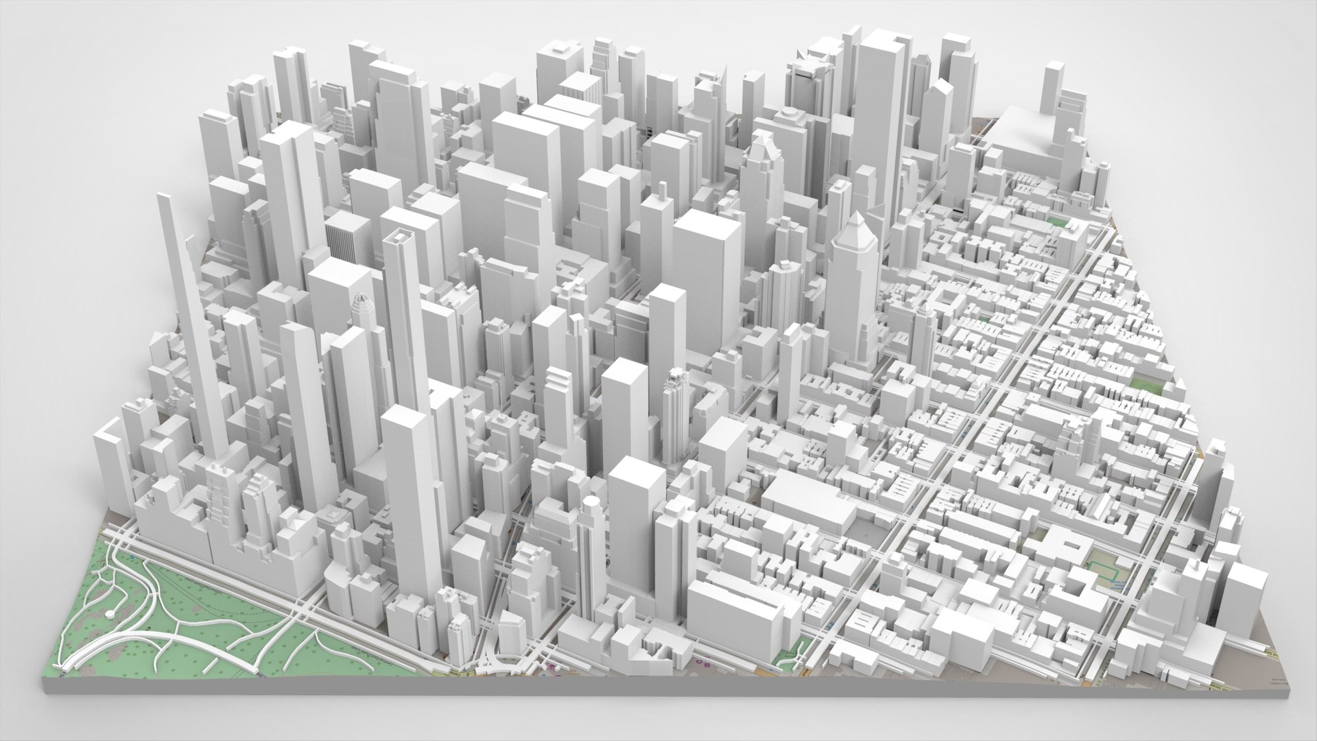 Cityscape New York USA Fragment City 3D - TurboSquid 2275533