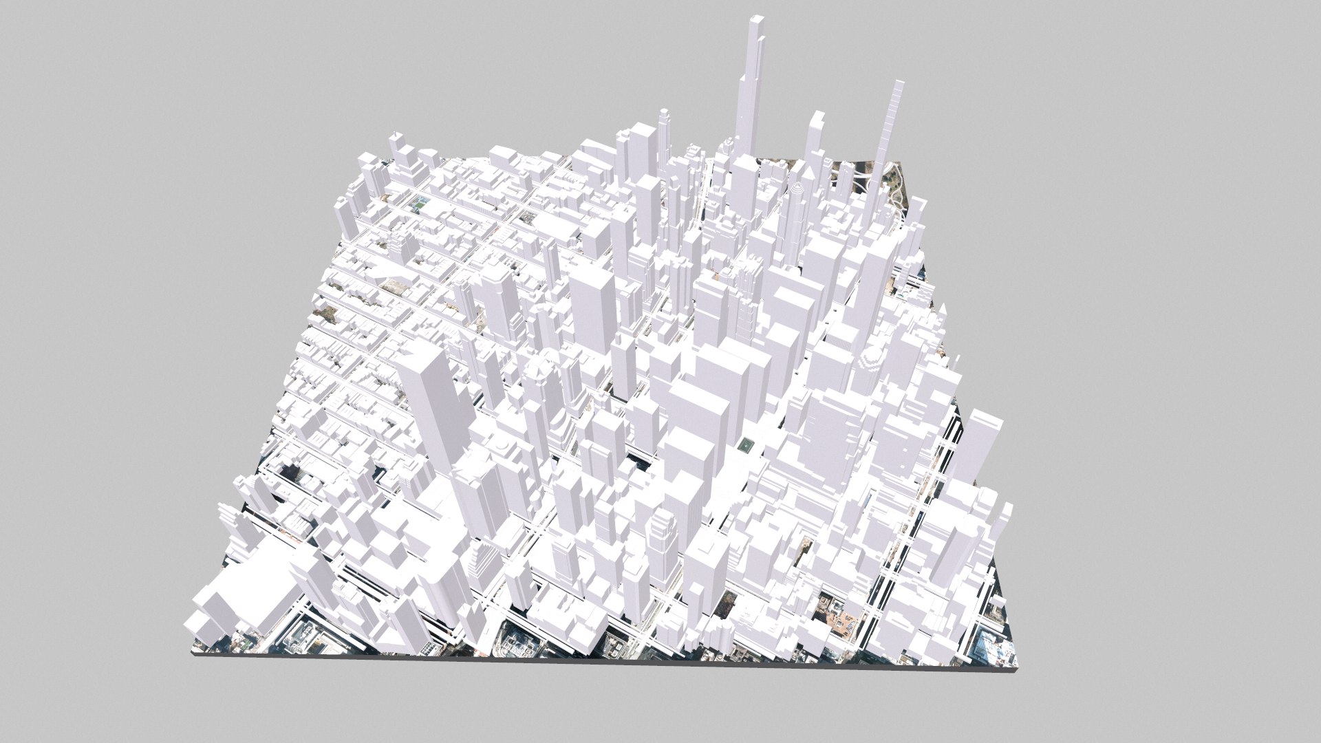 Cityscape New York USA Fragment City 3D - TurboSquid 2275533