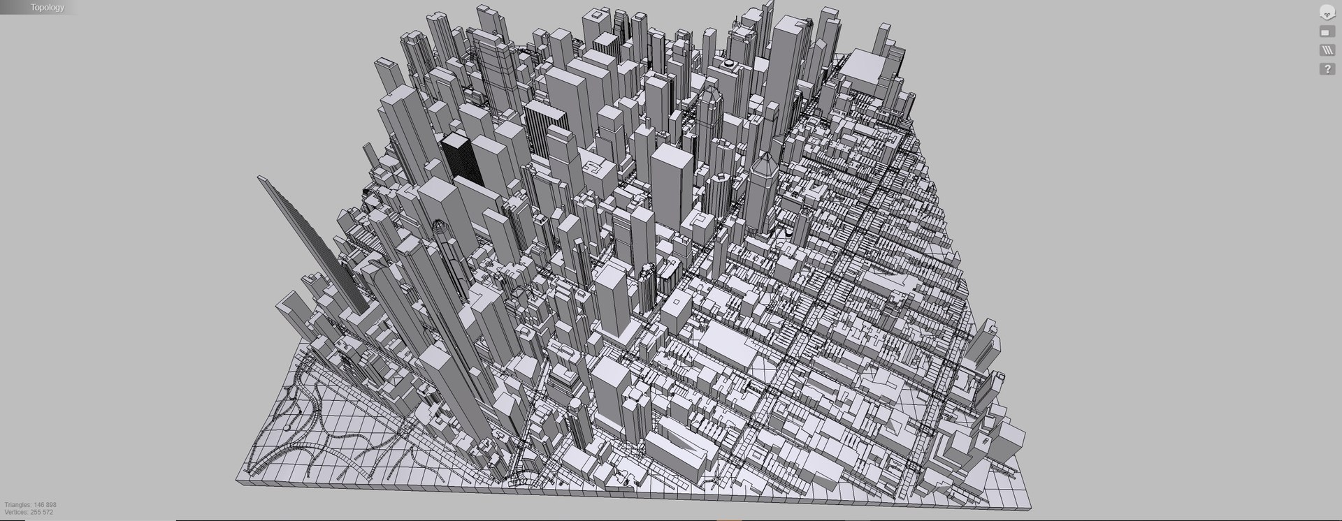 Cityscape New York USA Fragment City 3D - TurboSquid 2275533