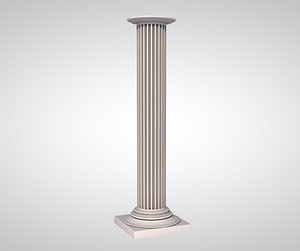 3D column classic leaf