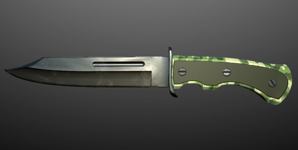 3d combat knife