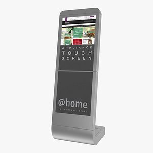 information broswer kiosk touch screen 3D model