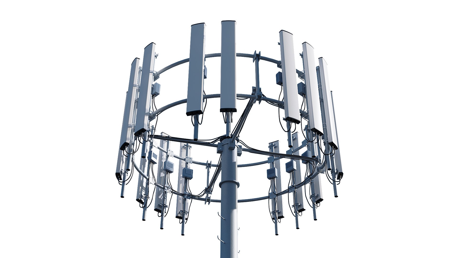 3D Telecom Tower - TurboSquid 1671720