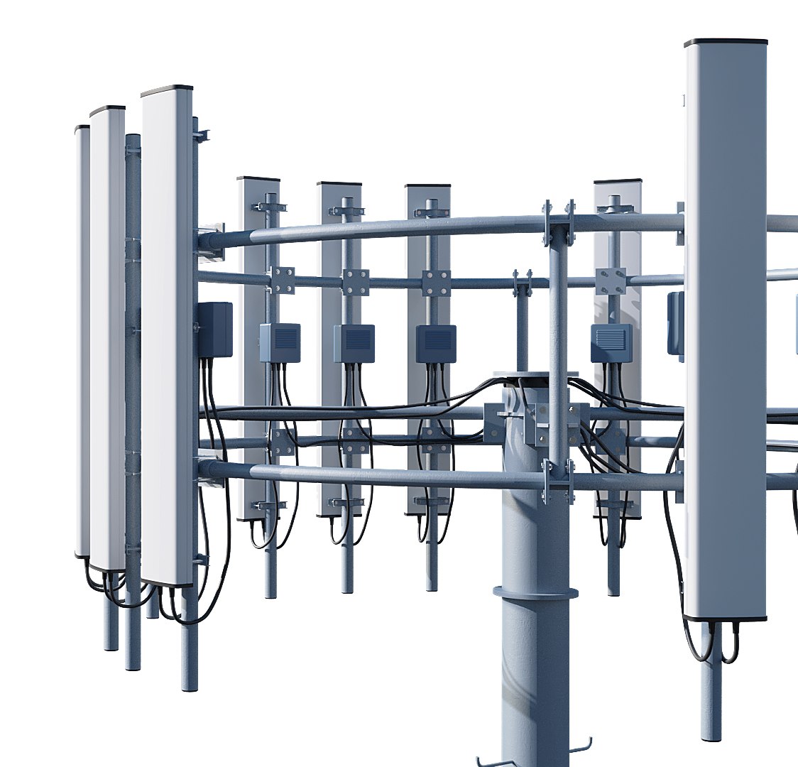 3D Telecom Tower - TurboSquid 1671720
