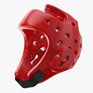 3D Karate Headgear Red model