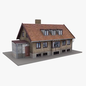 european building 3D model
