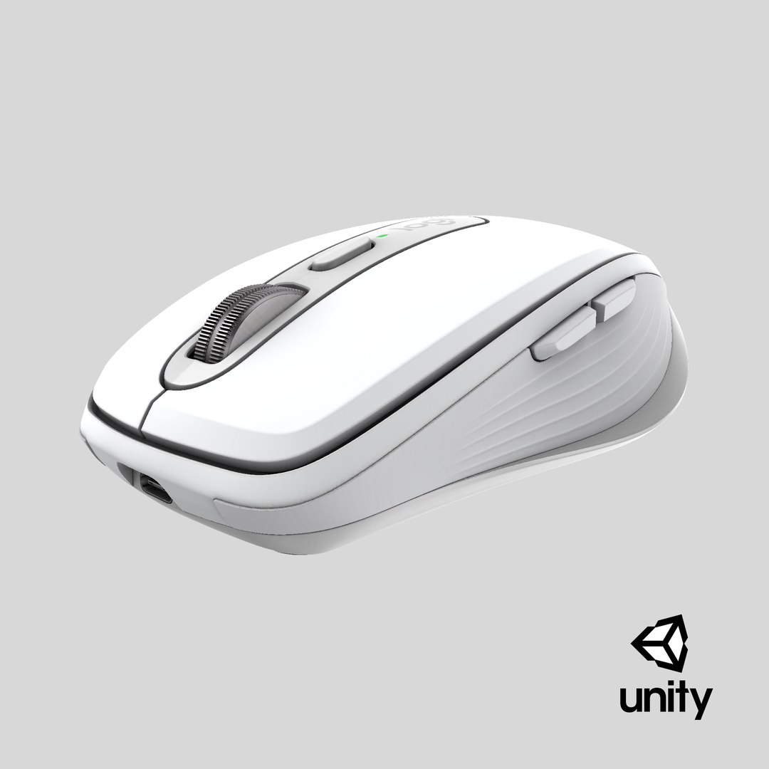 3D Wireless Mouse Logitech MX Anywhere 3S White Model - TurboSquid 2389044