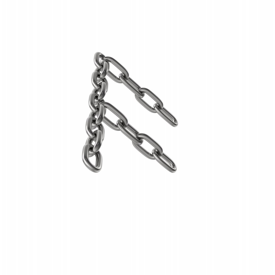 3D Chain Letter F Model - TurboSquid 2023077