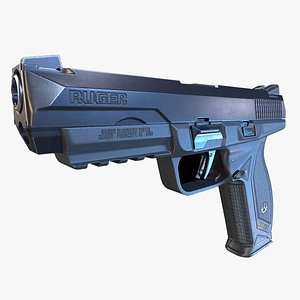 gun blender pbr model