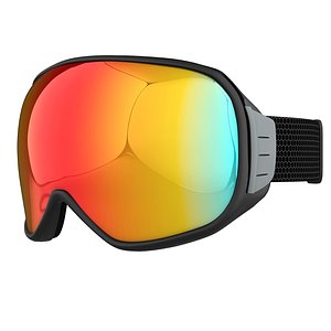 modern snowboard ski goggles 3D model