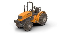 Tractor Model Low-Poly