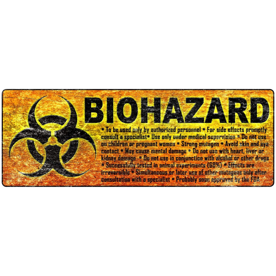 3D spray mutagenic model https://p.turbosquid.com/ts-thumb/BF/wDTZKl/iC5PKc0o/biohazardorangeragged/jpg/1550953615/1920x1080/fit_q87/6218f46da9256c523255b92af24ac1654fad43b1/biohazardorangeragged.jpg