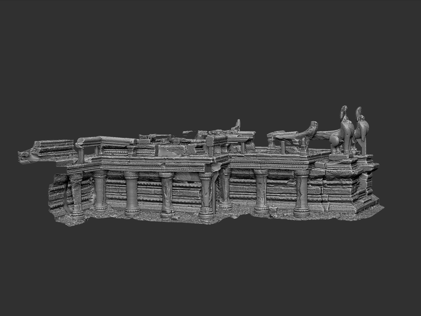 Ancient Ruins 16k 3d Model
