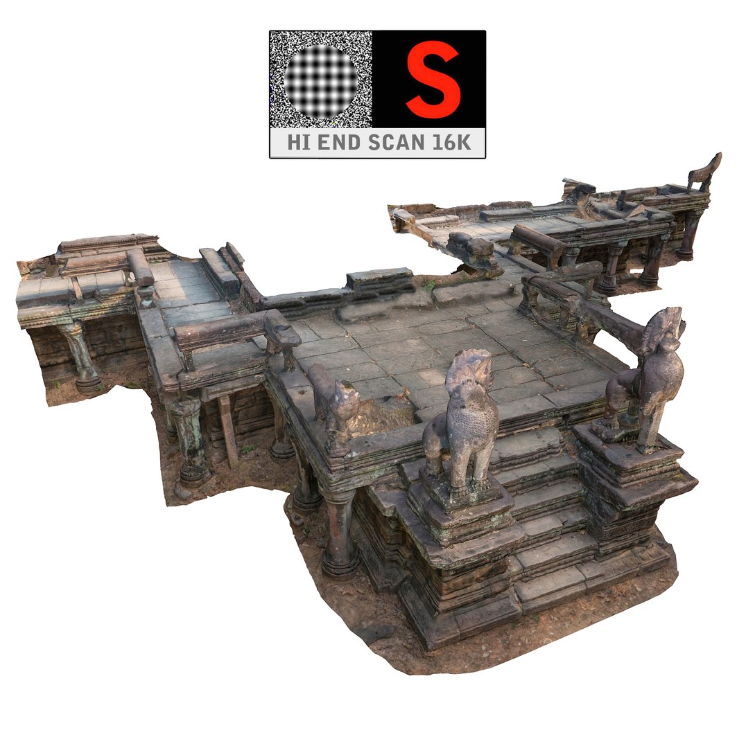 Ancient Ruins 16k 3d Model