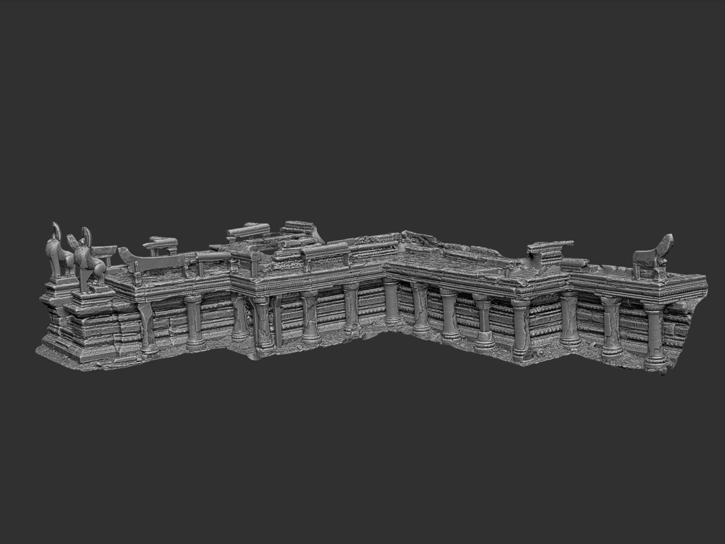 Ancient Ruins 16k 3d Model