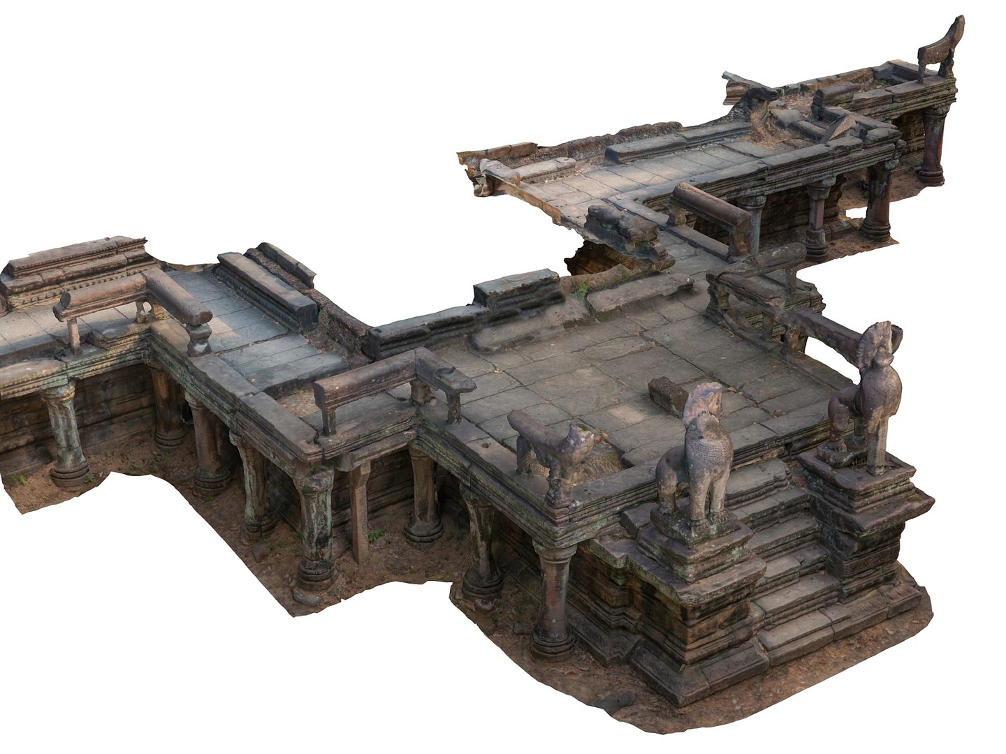 Ancient Ruins 16k 3d Model