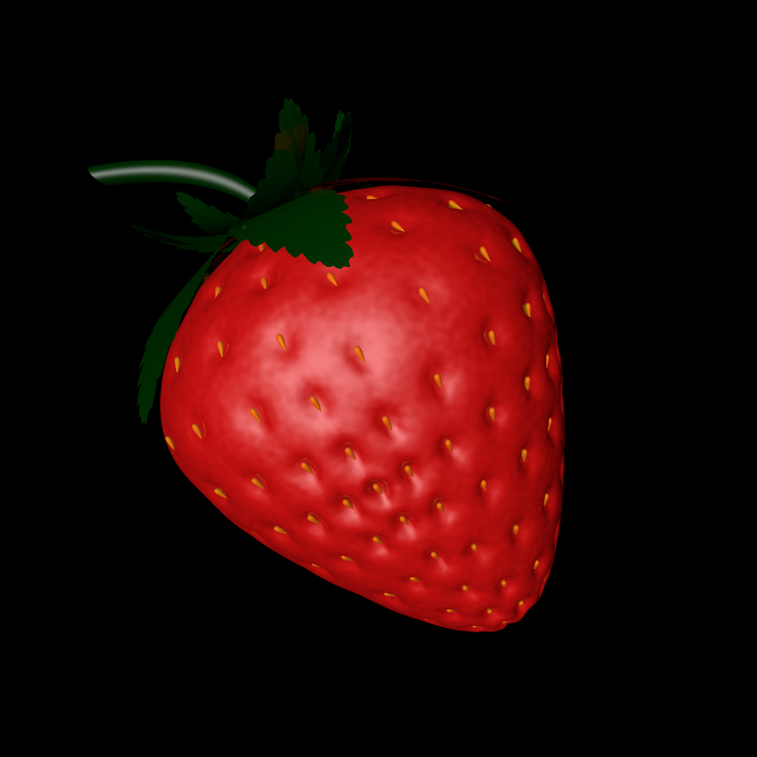 3D strawberry model - TurboSquid 1180775
