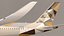 Etihad Airways A350 XWB SC 3D model