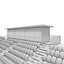 Bleachers 43 3D model